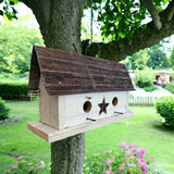 Primitive Handmade Wooden Rustic Birdhouse