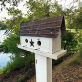 Primitive Handmade Wooden Rustic Birdhouse
