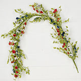 Americana Daisy Blossoms-5ft Garland-Spring Floral,