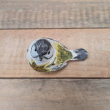 Chickadee with Flower Accent