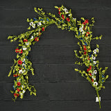 Americana Daisy Blossoms-5ft Garland-Spring Floral,