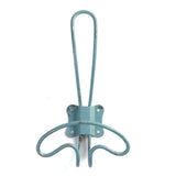 6-1/2" Rustic Distressed Metal Wall Hook- Select Color : Moss Green