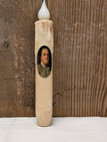 A.T. Imports - 7" Battery Operated Taper Candle w/ Picture And Timer: It is Well with My Soul