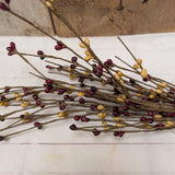 A.T. Imports - 5' Pip Berry Garland: Yellow & Orange