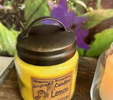 3-1/2" Metal Jar Lid with Handle - Select Color: Black