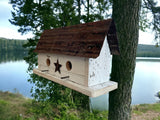 Primitive Handmade Wooden Rustic Birdhouse