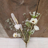 Cream Wildflower Pick