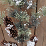 A.T. Imports - 24" Smokey Mountain Pine Spray w/ or w/o Snow: No Snow