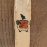 A.T. Imports - 7" Fall Timer Tapers: Crow on Pumpkin with Star