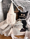 Primitive Witch Hat Natural, Handmade Halloween Home Decor