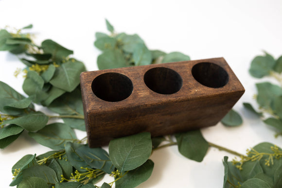 Sugar Mold - 3 Hole: Natural / 11x5x3.5