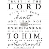 Trust In The Lord - 3 sheets, design size 22" X 30"