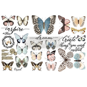 Papillon Collection - (3) 6"x12" sheets