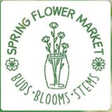 Spring Flower Market Stencils