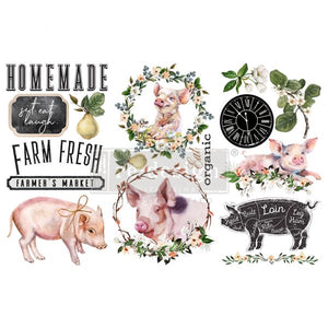 Farm Fresh - (3) 6"x12" sheets